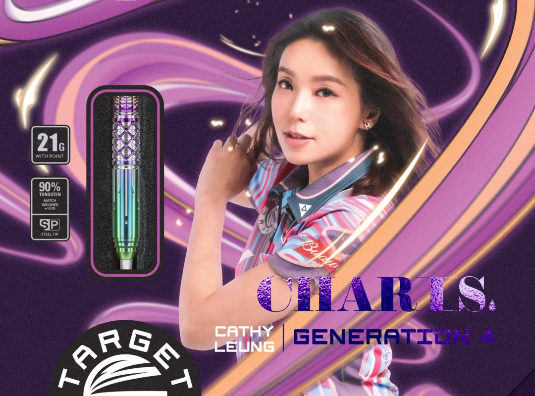 TARGET JAPAN CATHY LEUNG CHARIS GEN 4 90% 21G SP STEEL TIP DART