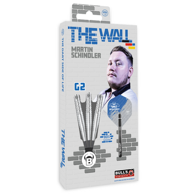 BULL'S MARTIN SCHINDLER G2 90% STEEL TIP DARTS