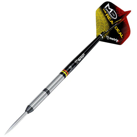 BULLS MIKE DE DECKER 90% STEEL TIP DARTS - BLACK EDITION