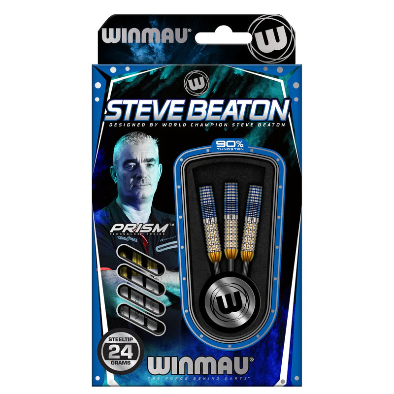 WINMAU STEVE BEATON LEGACY EDITION 90% STEEL TIP DARTS