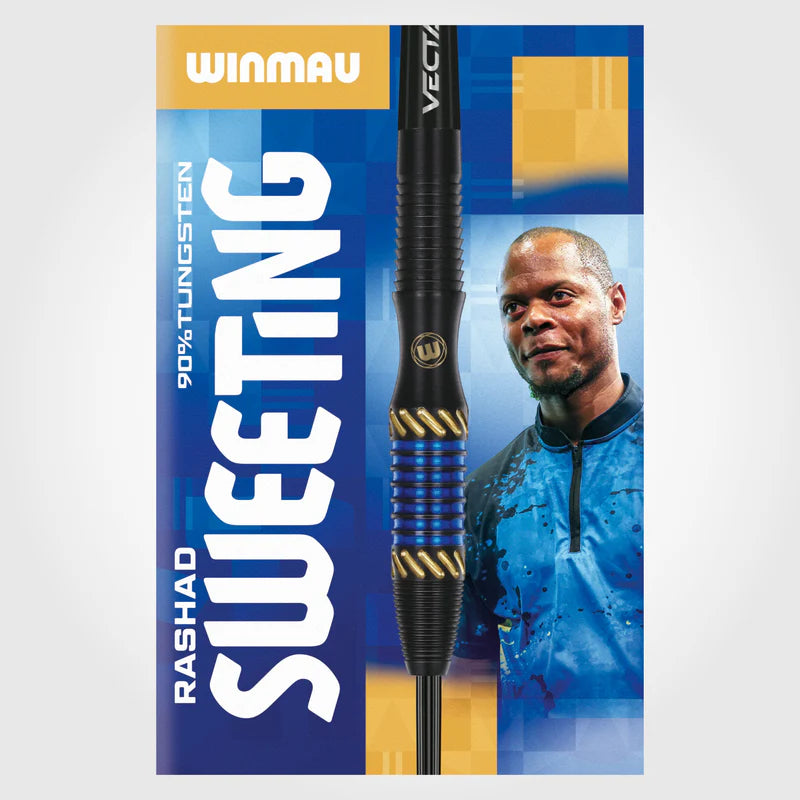 WINMAU RASHAD SWEETING 24G 90% STEEL TIP DARTS