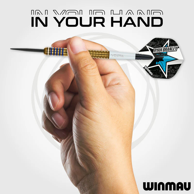 WINMAU RYAN BRANLEY 23G 90% STEEL TIP DARTS