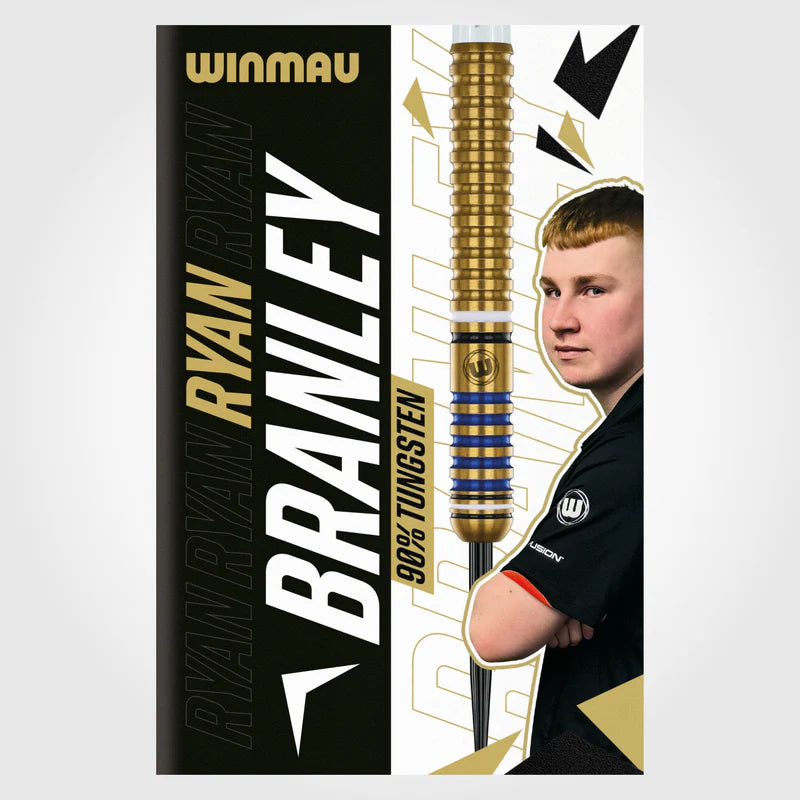 WINMAU RYAN BRANLEY 23G 90% STEEL TIP DARTS