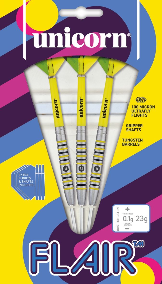 UNICORN FLAIR 4 80% TUNGSTEN DARTS SET