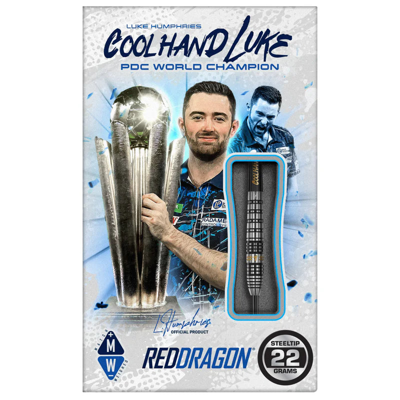 RED DRAGON LUKE HUMPHRIES PRESTIGE 90% STEEL TIP DARTS