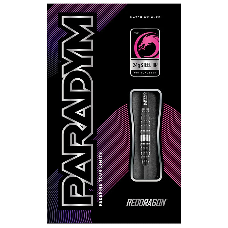 RED DRAGON PARADYM - TORPEDO 90% STEEL TIP DARTS