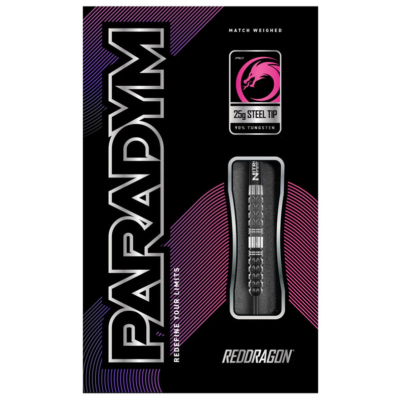 RED DRAGON PARADYM - PARALLEL 90% STEEL TIP DARTS