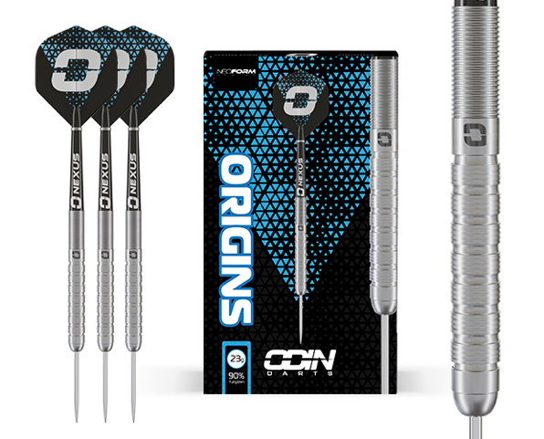 ODIN ORIGINS 23G 90% STEEL TIP DARTS (PREORDER)