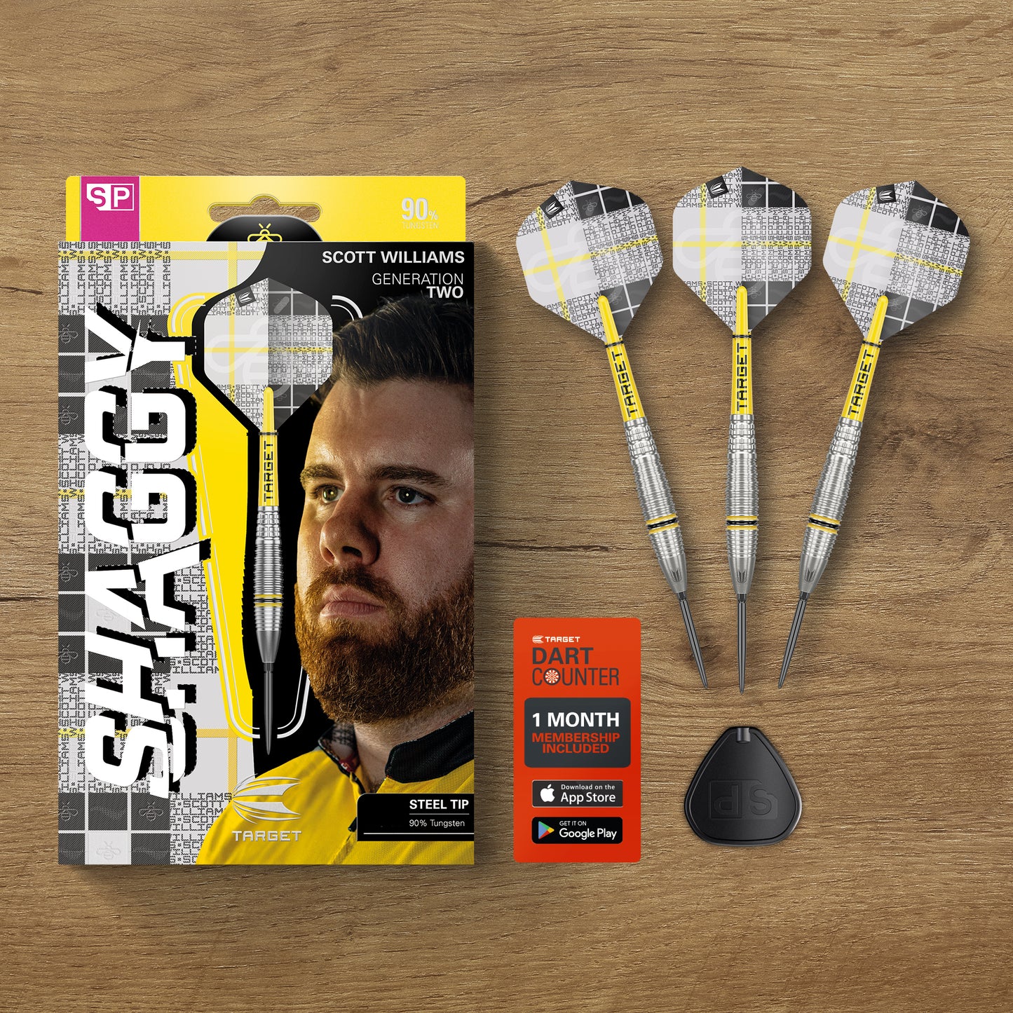 TARGET SCOTT WILLIAMS G2 SP STEEL TIP DARTS