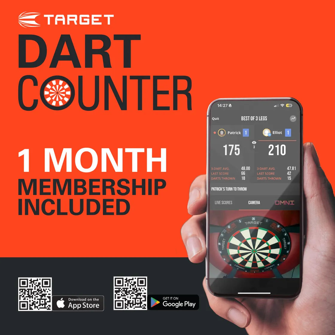 TARGET DARTS REDUX 02 90% SP STEEL TIP DARTS