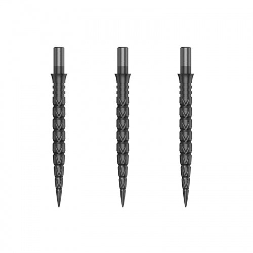 CUESOUL TOUCH POINT II V-CUT GUN GREY STEEL TIP DART POINTS