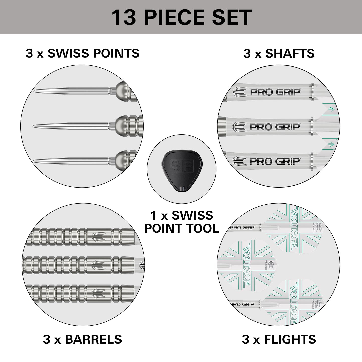 TARGET ROB CROSS G1 *SP* 90% STEEL TIP DARTS