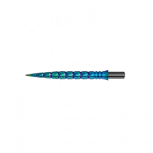 CUESOUL TOUCH POINT II SLASH CUT RINGS MULTI COLOURED STEEL TIP DART POINTS