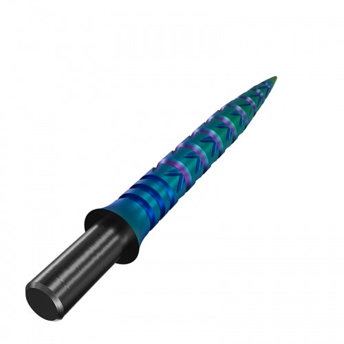 CUESOUL TOUCH POINT II SLASH CUT RINGS MULTI COLOURED STEEL TIP DART POINTS