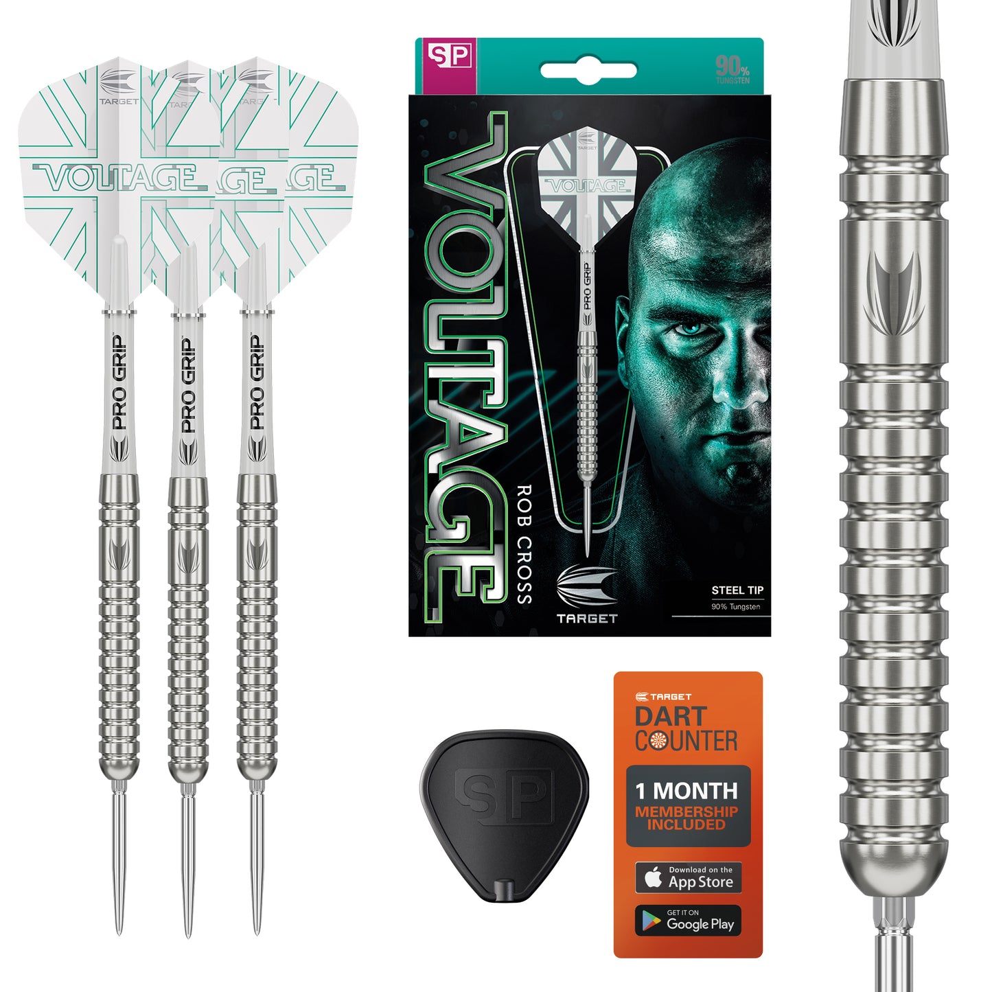 TARGET ROB CROSS G1 *SP* 90% STEEL TIP DARTS