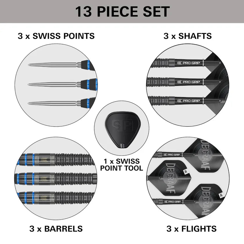 TARGET JEFFREY DE GRAAF SP G1 23G STEEL TIP DARTS