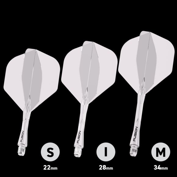WINMAU FUSION NO.2 INTEGRATED FLIGHT SYSTEM - CLEAR