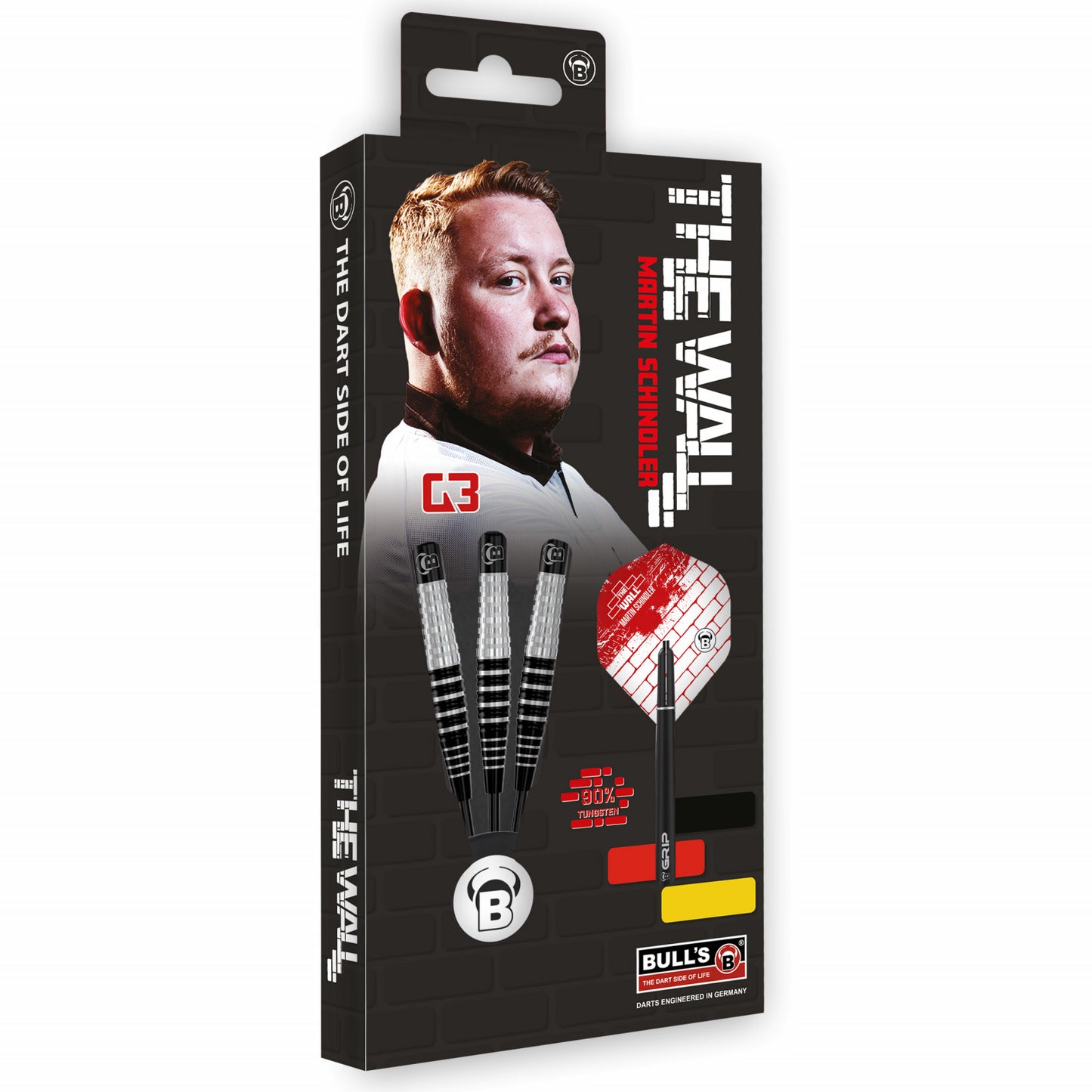 BULLS MARTIN SCHINDLER G3 90% STEEL TIP DARTS