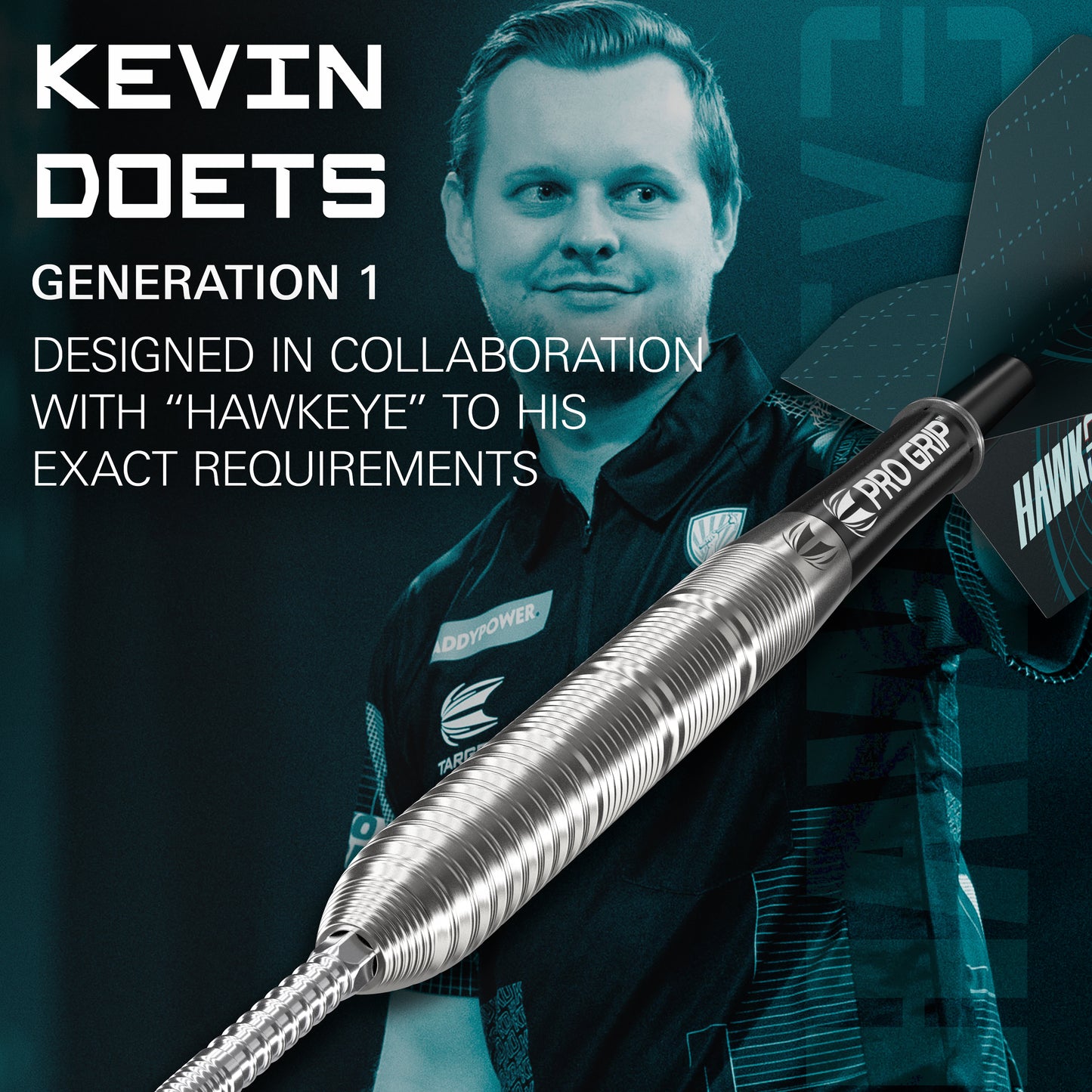 TARGET KEVIN DOETS G1 SP 90% STEEL TIP DART