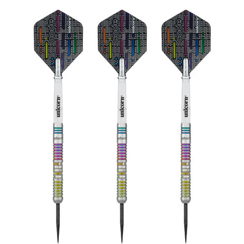 UNICORN CHRIS DOBEY CODE 21G 90% STEEL TIP DARTS