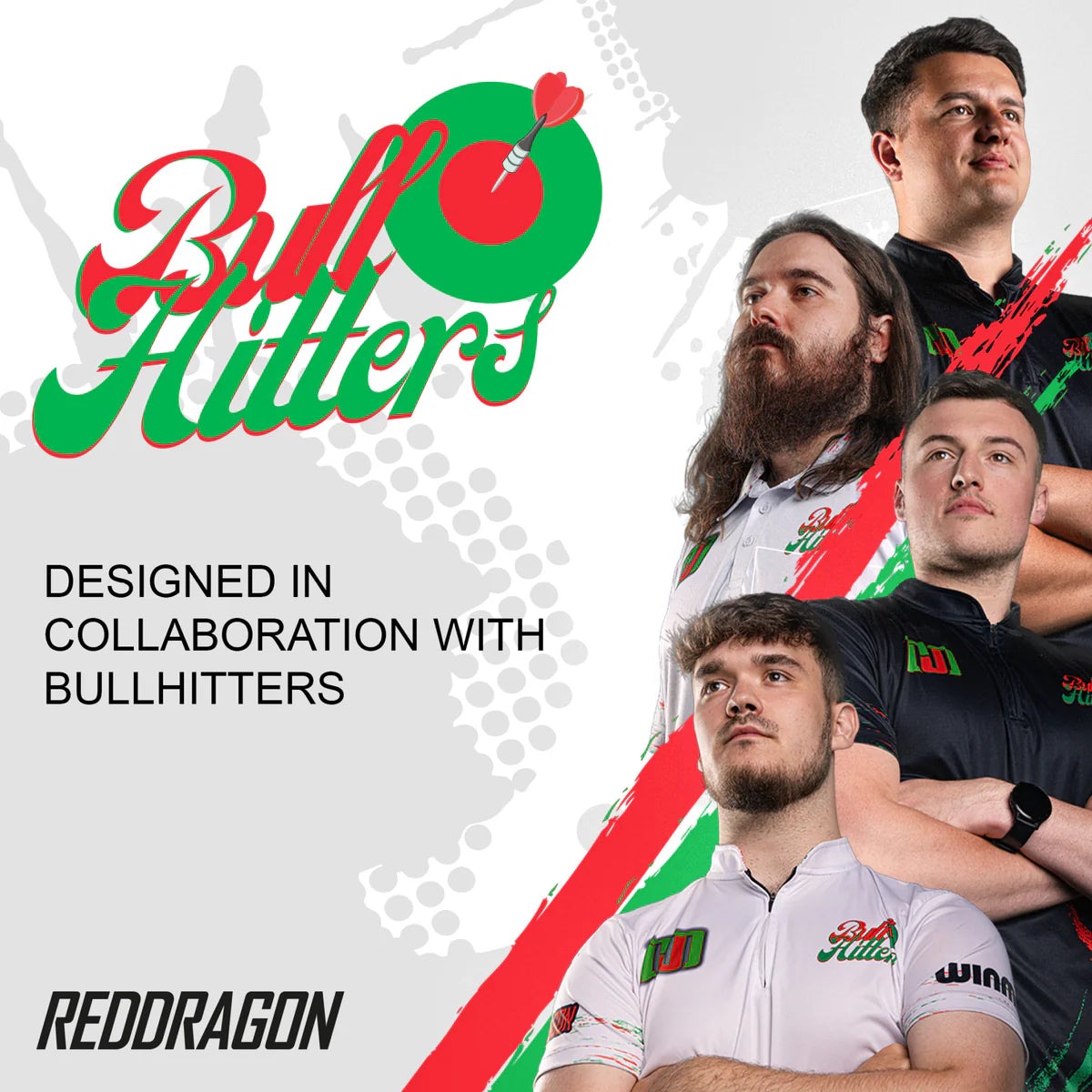 RED DRAGON BULL HITTERS V1 23G 90% STEEL TIP DARTS