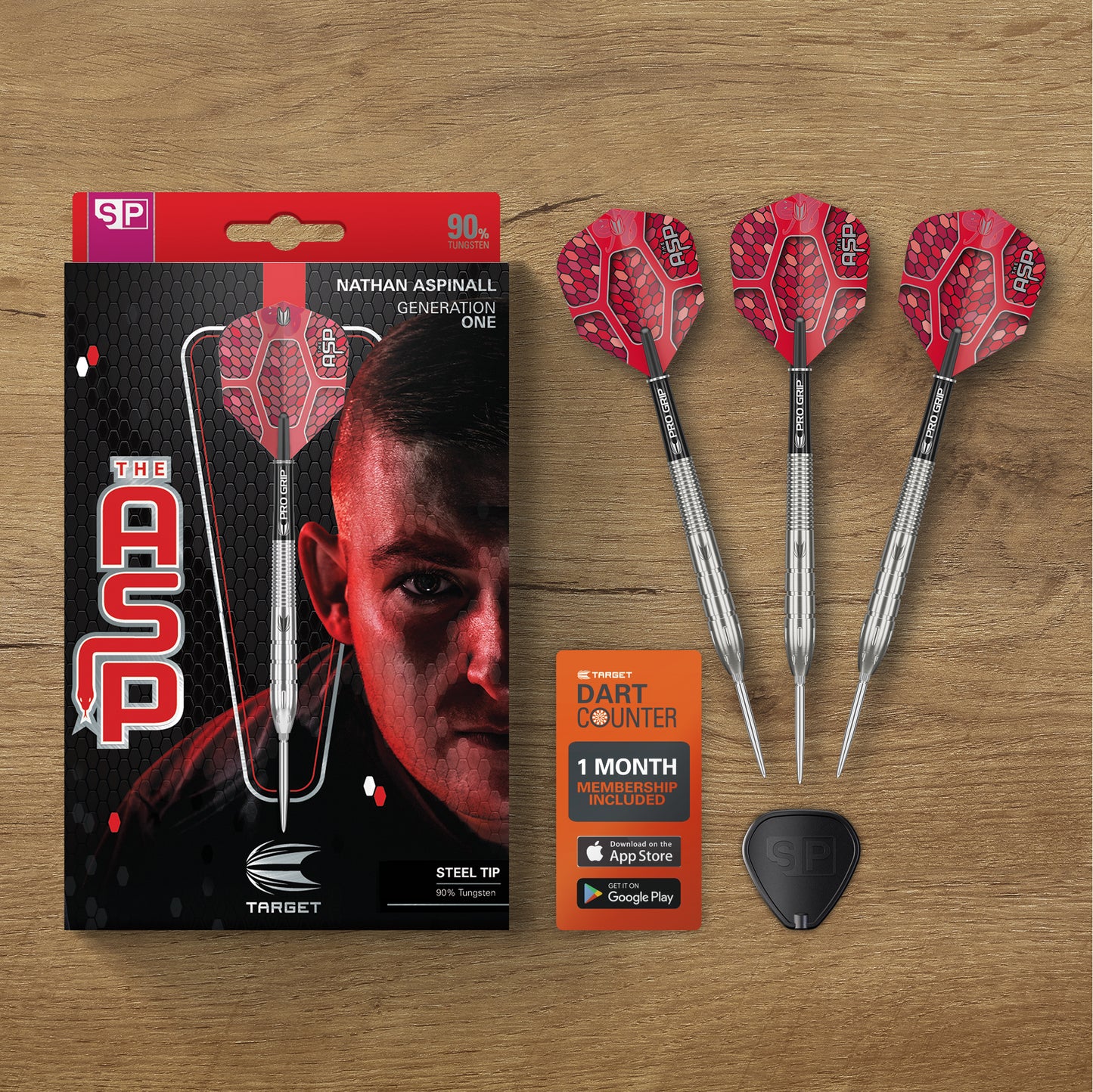 TARGET NATHAN ASPINALL G1 90% *SP* STEEL TIP DARTS