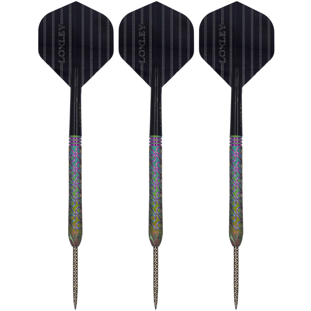 LOXLEY KRAKEN’S REVENGE LIMITED 'CHAMELEON' EDITION 23G STEEL TIP DARTS