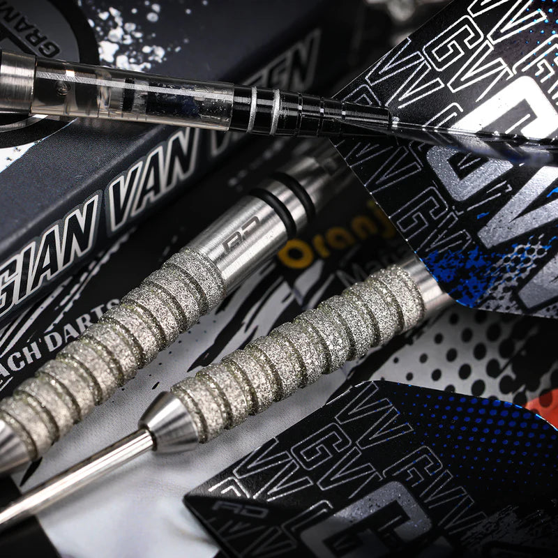 RED DRAGON GIAN VAN VEEN TOUR EDITION 22G 90% STEEL TIP DARTS