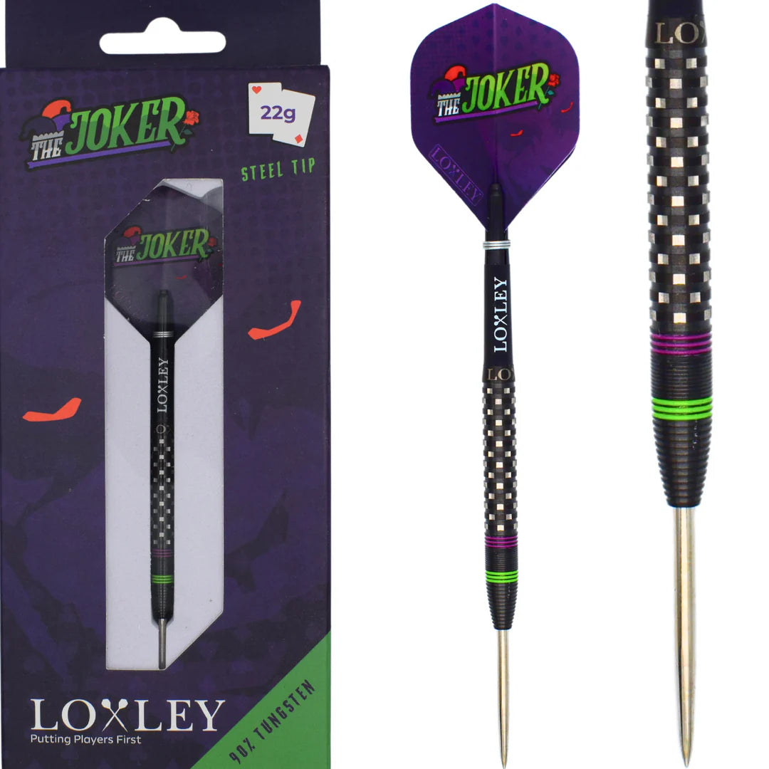 LOXLEY THE JOKER 90% STEEL TIP DARTS