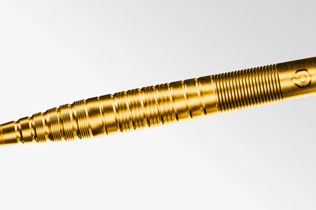 PERFECT NINE TORNADO ORIGINAL 90% STEEL TIP DARTS COLLECTION GOLD