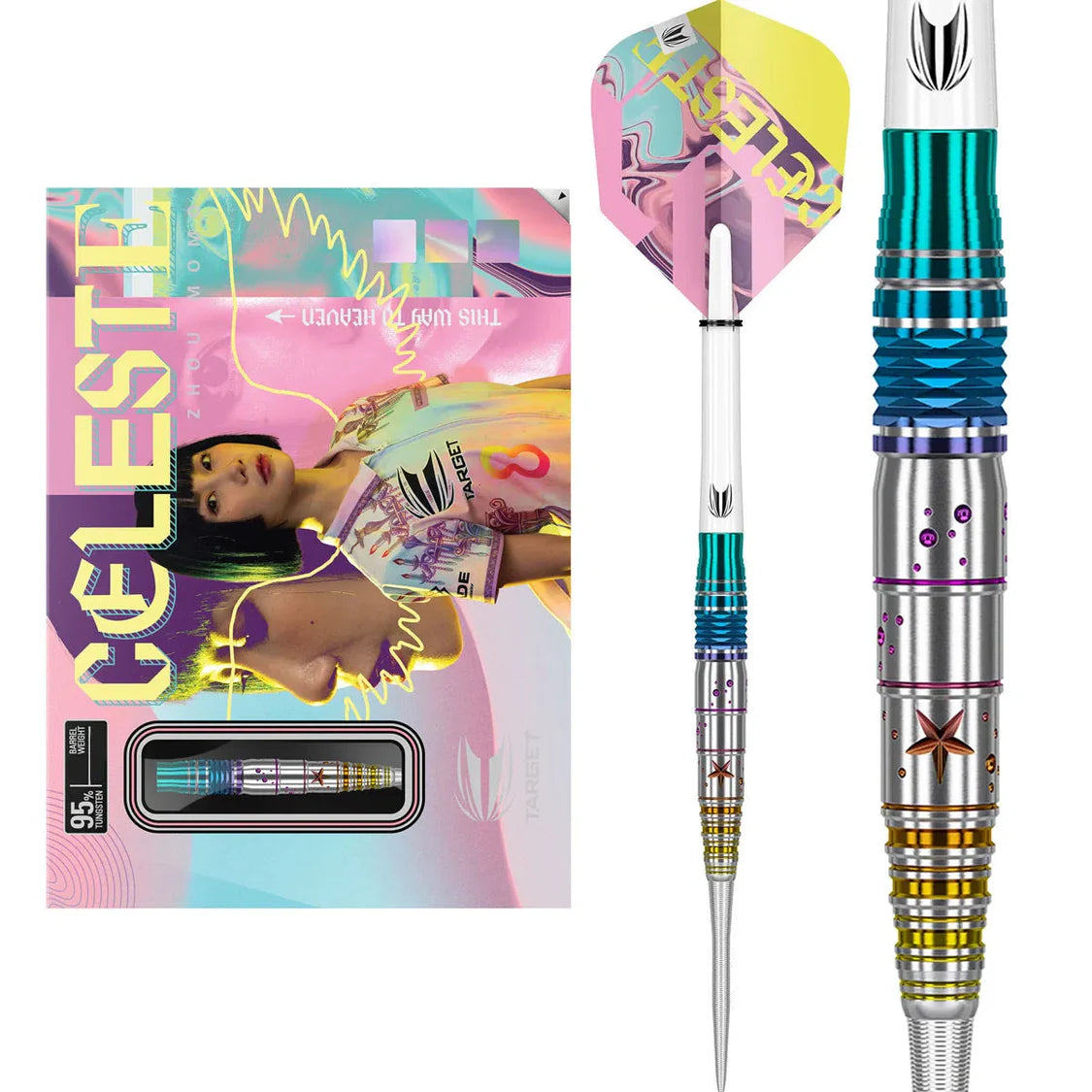 TARGET Zhou Momo Celeste G1 ダーツセット Target Japan Zhou Momo Celeste G1 95% 20g Darts | The Darts Lounge