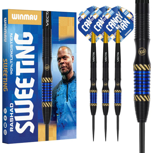 WINMAU RASHAD SWEETING 24G 90% STEEL TIP DARTS