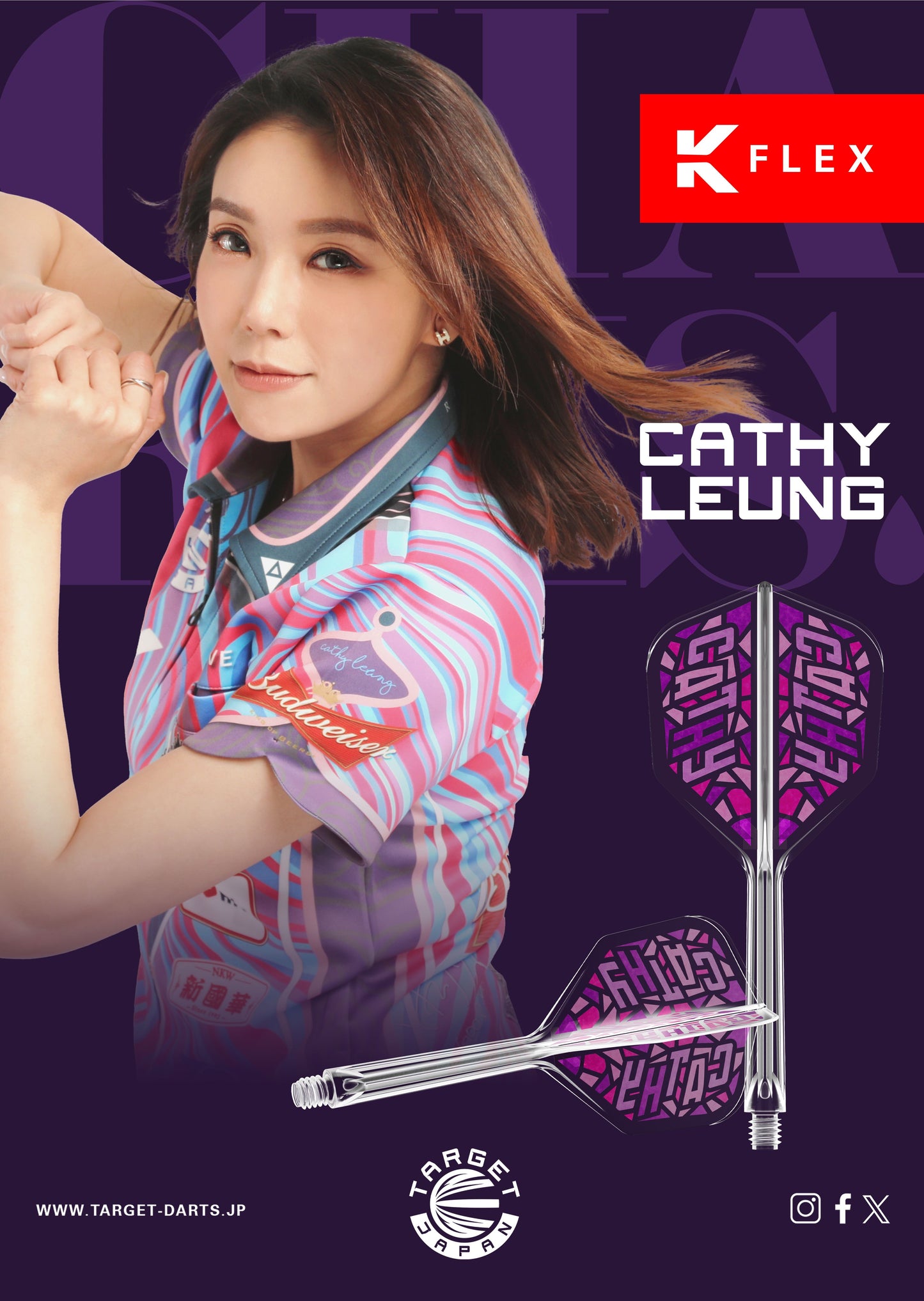 TARGET JAPAN CHARIS CATHY LEUNG NO.6 PLAYER K-FLEX