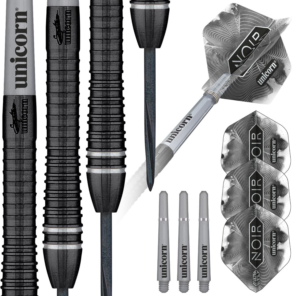 UNICORN GARY ANDERSON NOIR PHASE 6 DART SET 90%