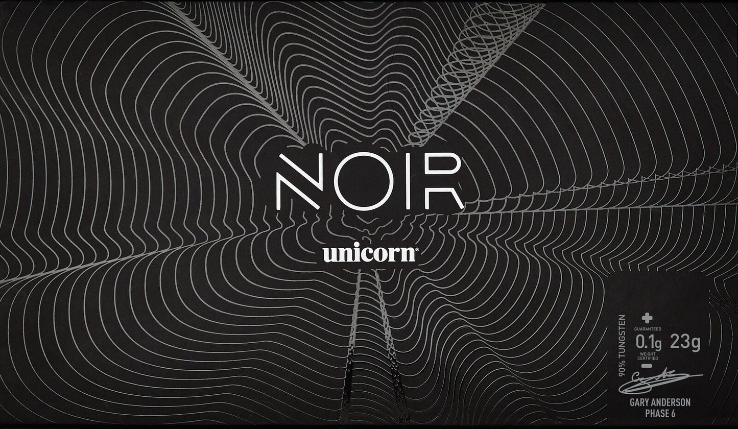 UNICORN GARY ANDERSON NOIR PHASE 6 DART SET 90%
