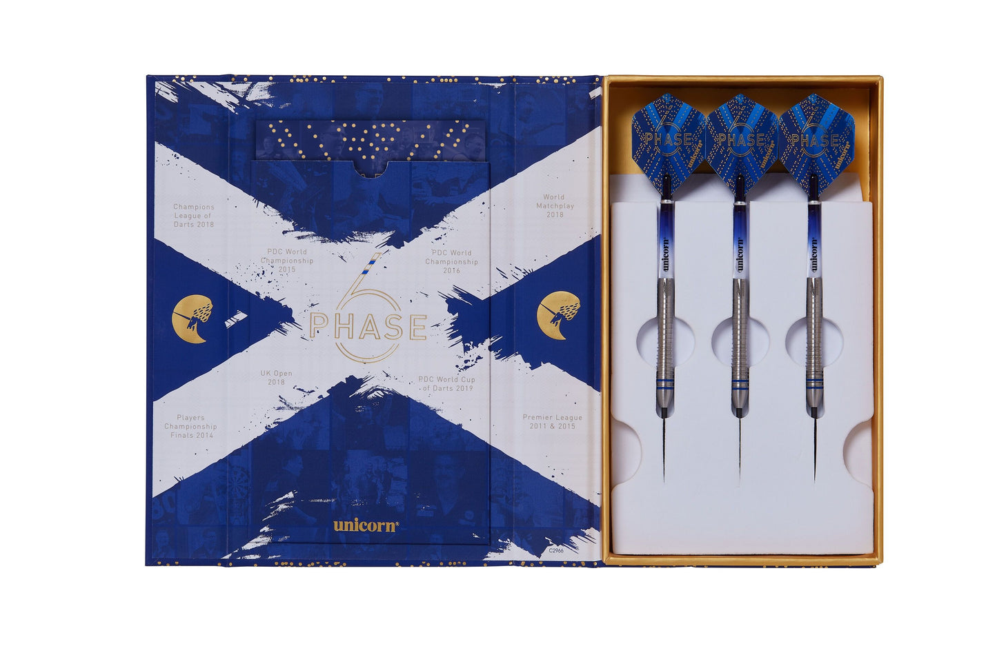 UNICORN GARY ANDERSON WORLD CHAMPION PHASE 6 DART SET 90%