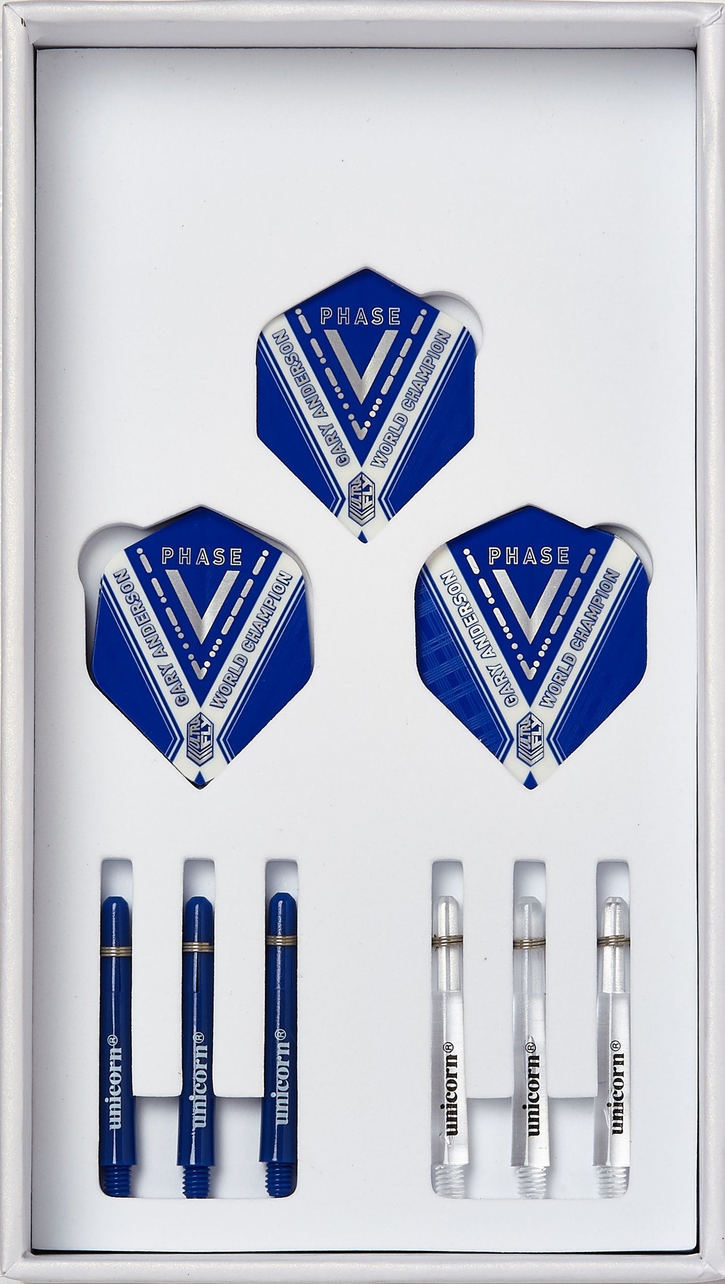 UNICORN GARY ANDERSON WORLD CHAMPION PHASE 5 DART SET 90%