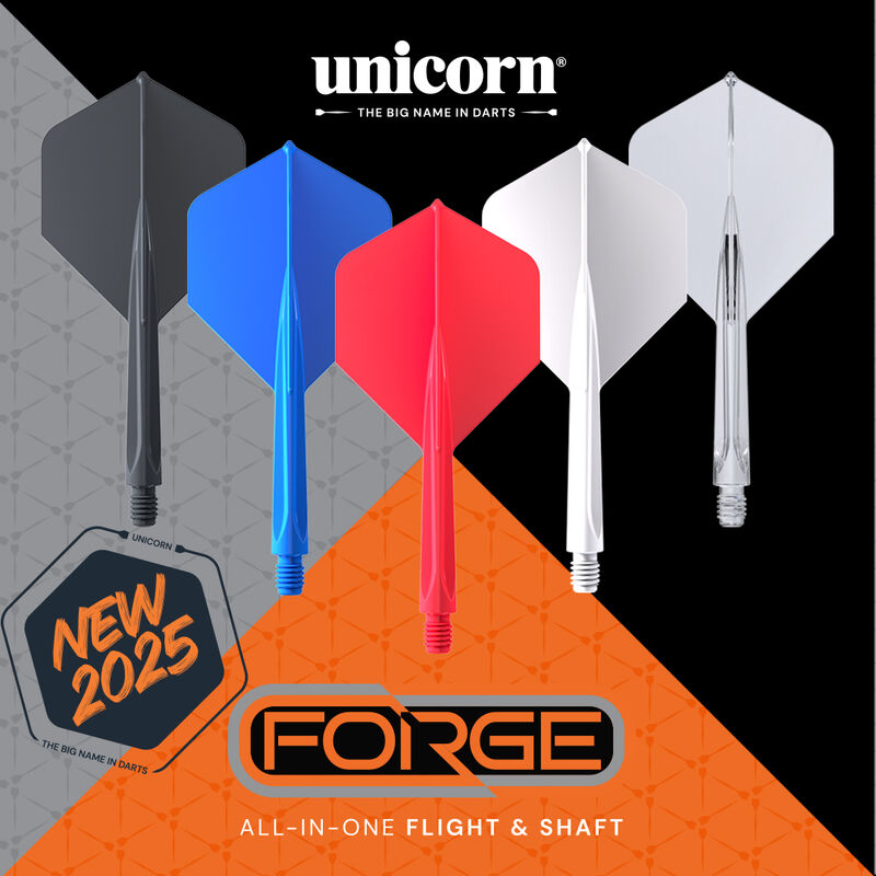 UNICORN FORGE ALL IN ONE FLIGHT AND SHAFT - VARIOUS COLOUR OPTIONS