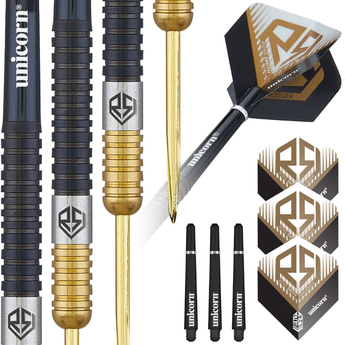 UNICORN ROSS SMITH TWO-TONE DARTS SET 90%