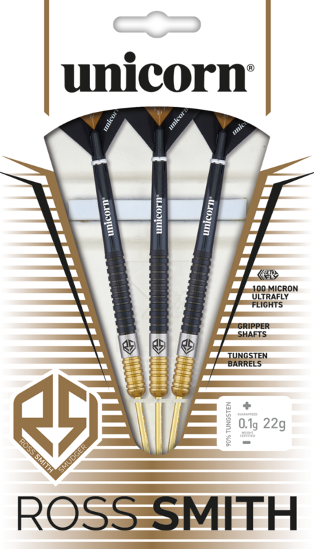 UNICORN ROSS SMITH TWO-TONE DARTS SET 90%