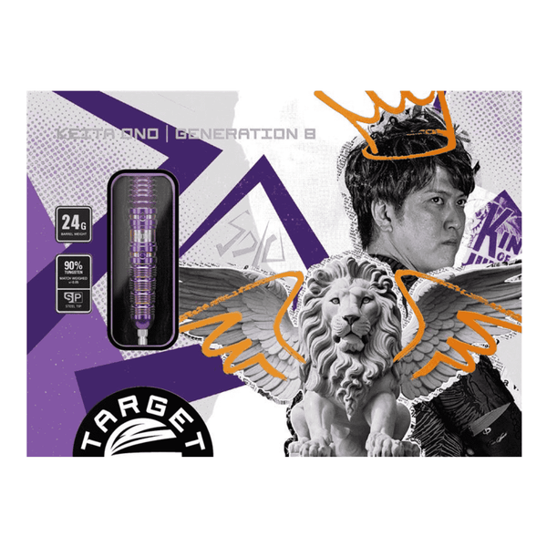 TARGET JAPAN KEITA ONO SOLO GEN 8 90% 24G SP STEEL TIP DARTS