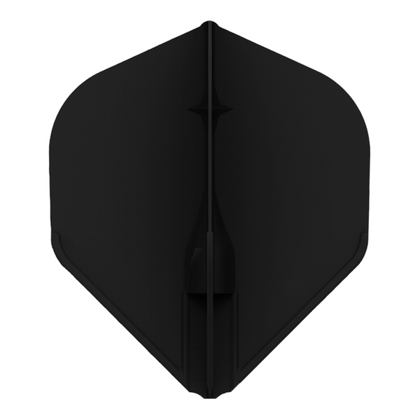 L-STYLE CHAMPAGNE EZ L1 STANDARD BLACK DART FLIGHTS