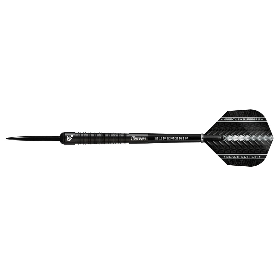 HARROWS SUPERGRIP 90% BLACK EDITION STEEL TIP DARTS