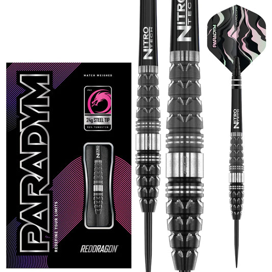 RED DRAGON PARADYM - TORPEDO 90% STEEL TIP DARTS