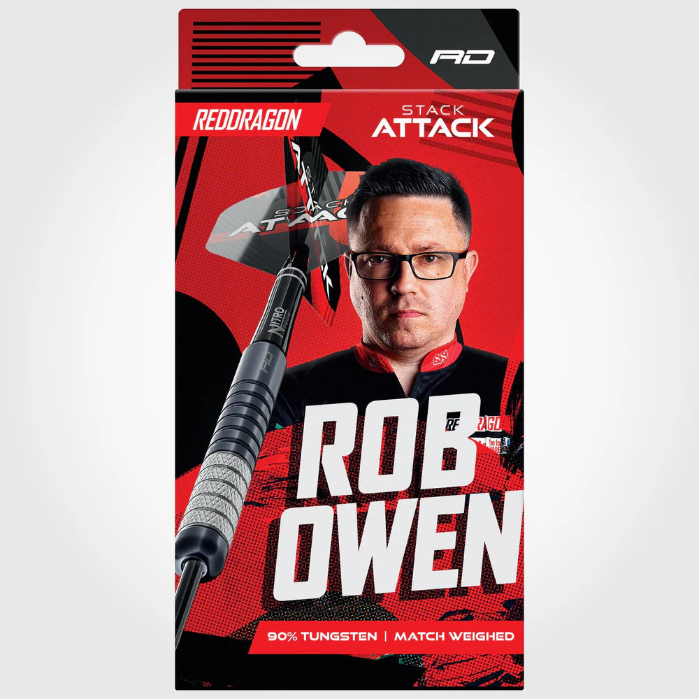 RED DRAGON DARTS ROB OWEN V1 22G 90% STEEL TIP DARTS
