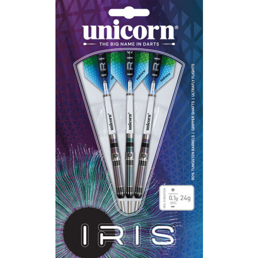 UNICORN IRIS 90% STEEL TIP DARTS