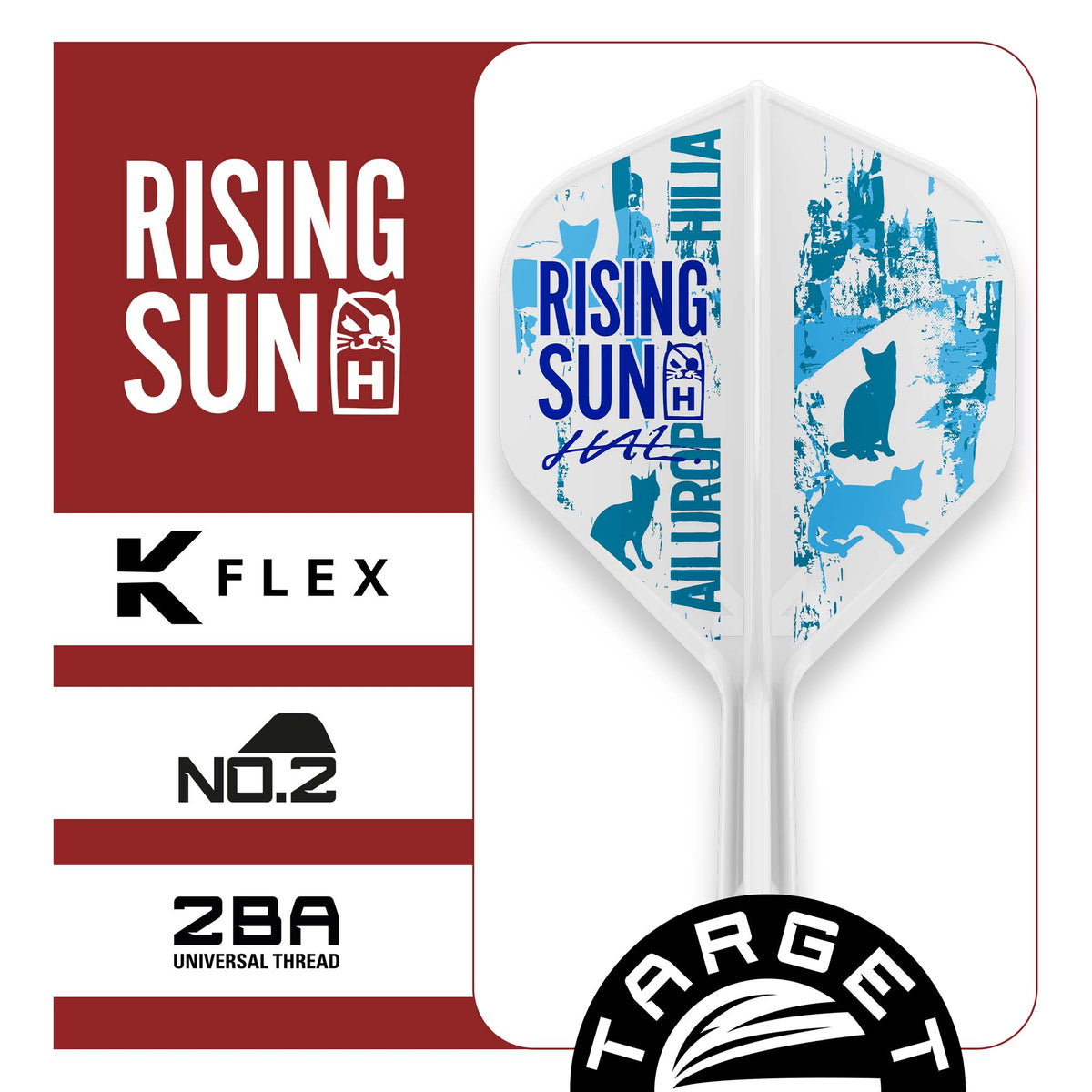 TARGET RISING SUN HARUKI MURAMATSU WHITE/BLUE NO.2 PLAYER K-FLEX