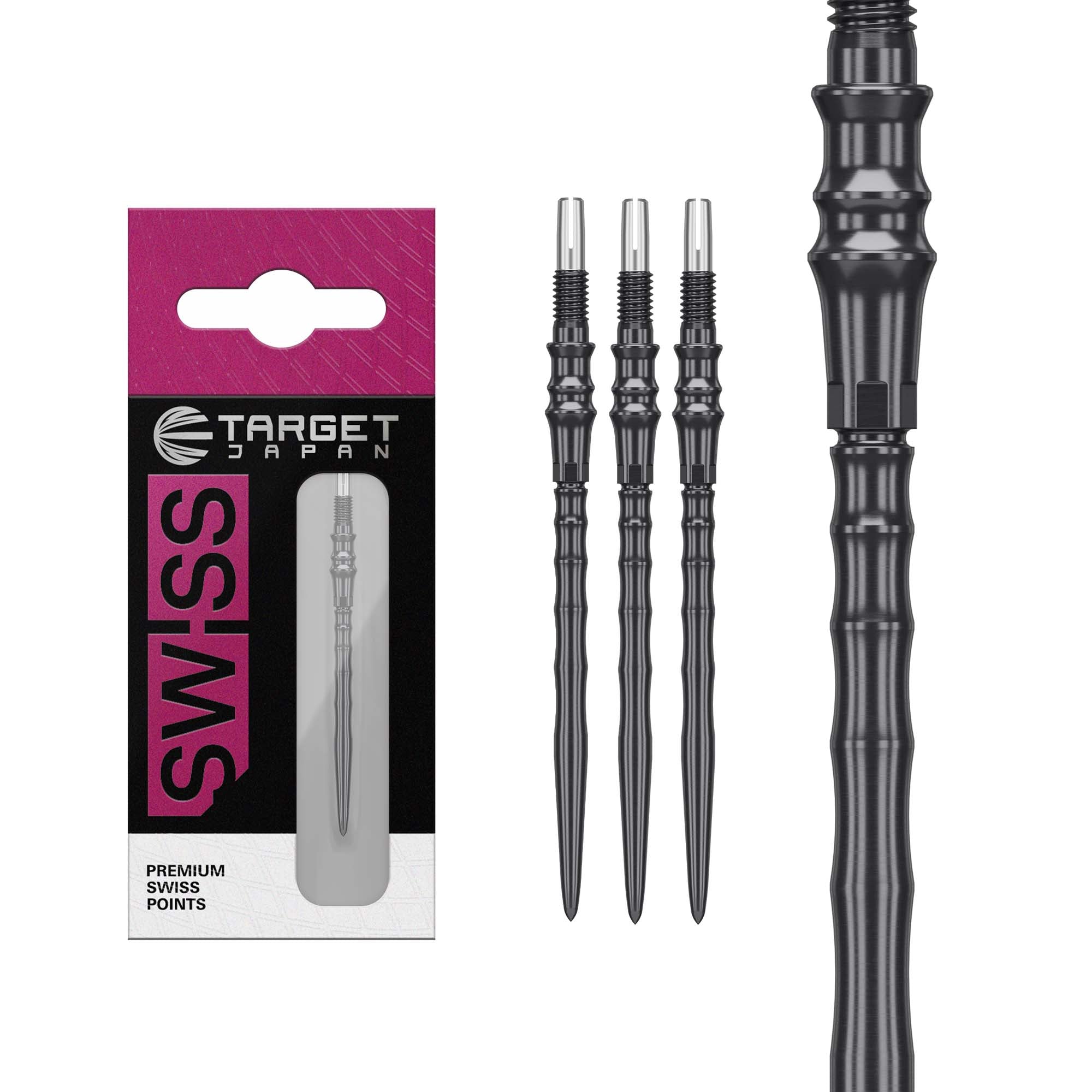 TARGET JAPAN PREMIUM SWISS POINT BLACK – The Darts Lounge