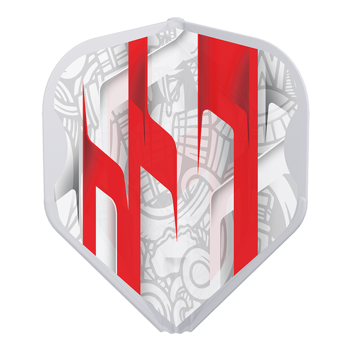 L-STYLE EZ L1 MAMO SERIES WHITE CLEAR WHITE DART FLIGHTS