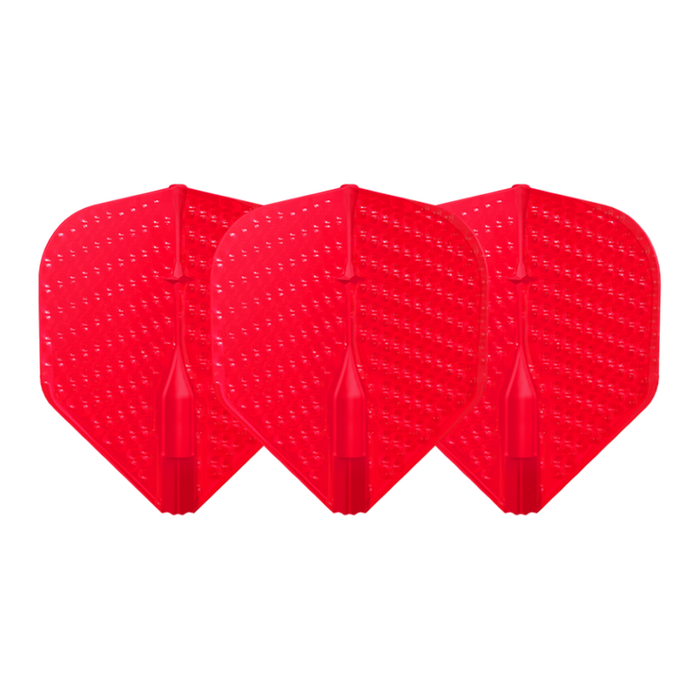 L-STYLE EZ L1 DIMPLE RED FLIGHTS